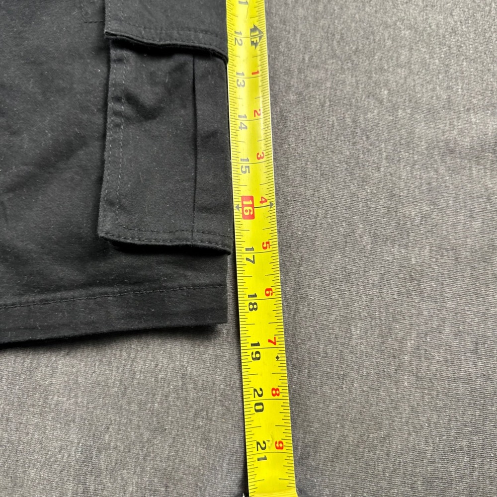 Wonder Nation Boys Black Cargo Shorts XL 14-16 Pull On Elastic Waist NWT - Picture 3 of 6